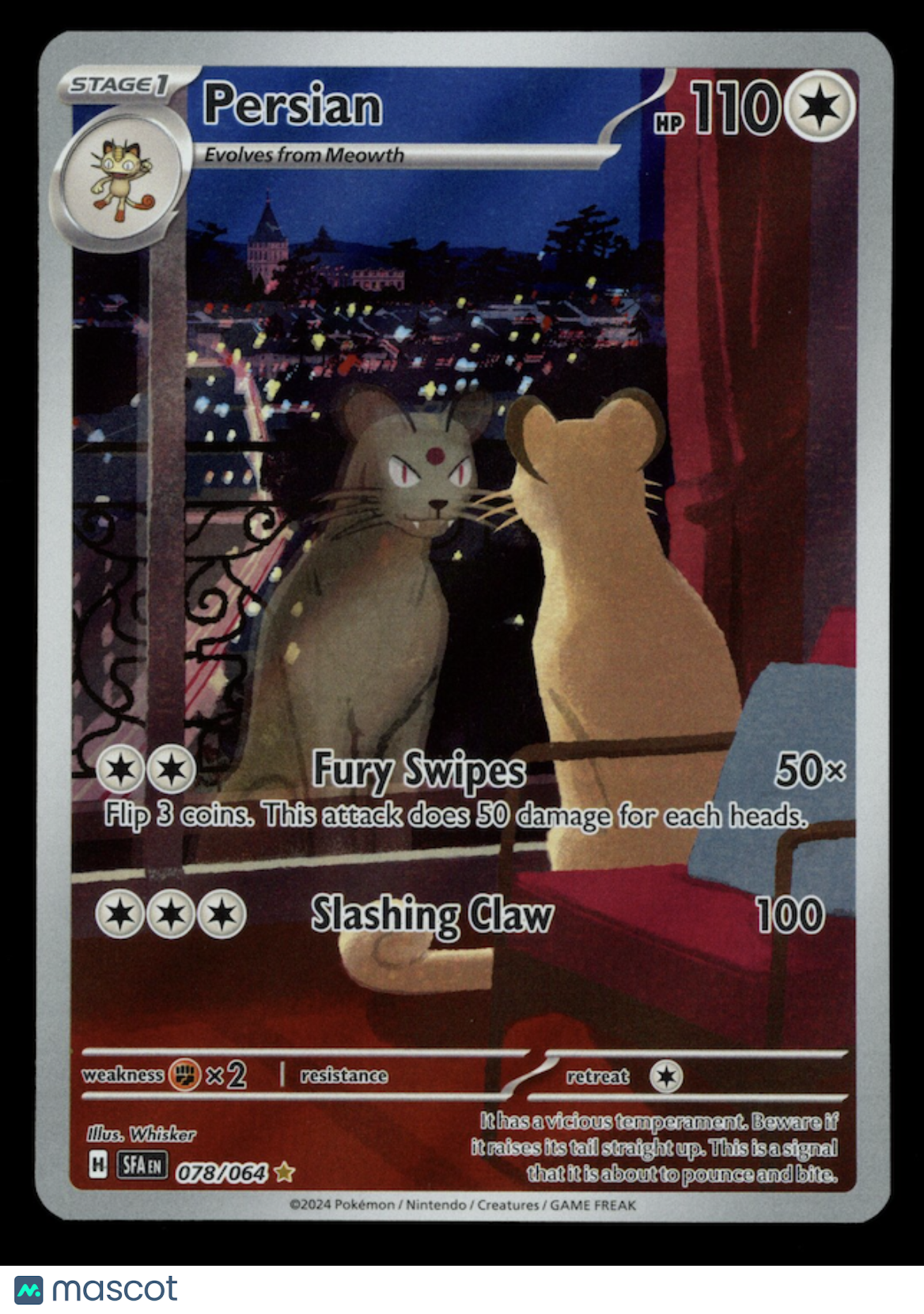scarlet and violet shrouded fable rare cards PERSIAN 2024 Pokemon Illustration # – Frank's Card Shop flip%20die Pokemon Card Raging Bolt Size:6.3*8.8 cm(Double sided same design) (SZ#1IICZ9V) flying