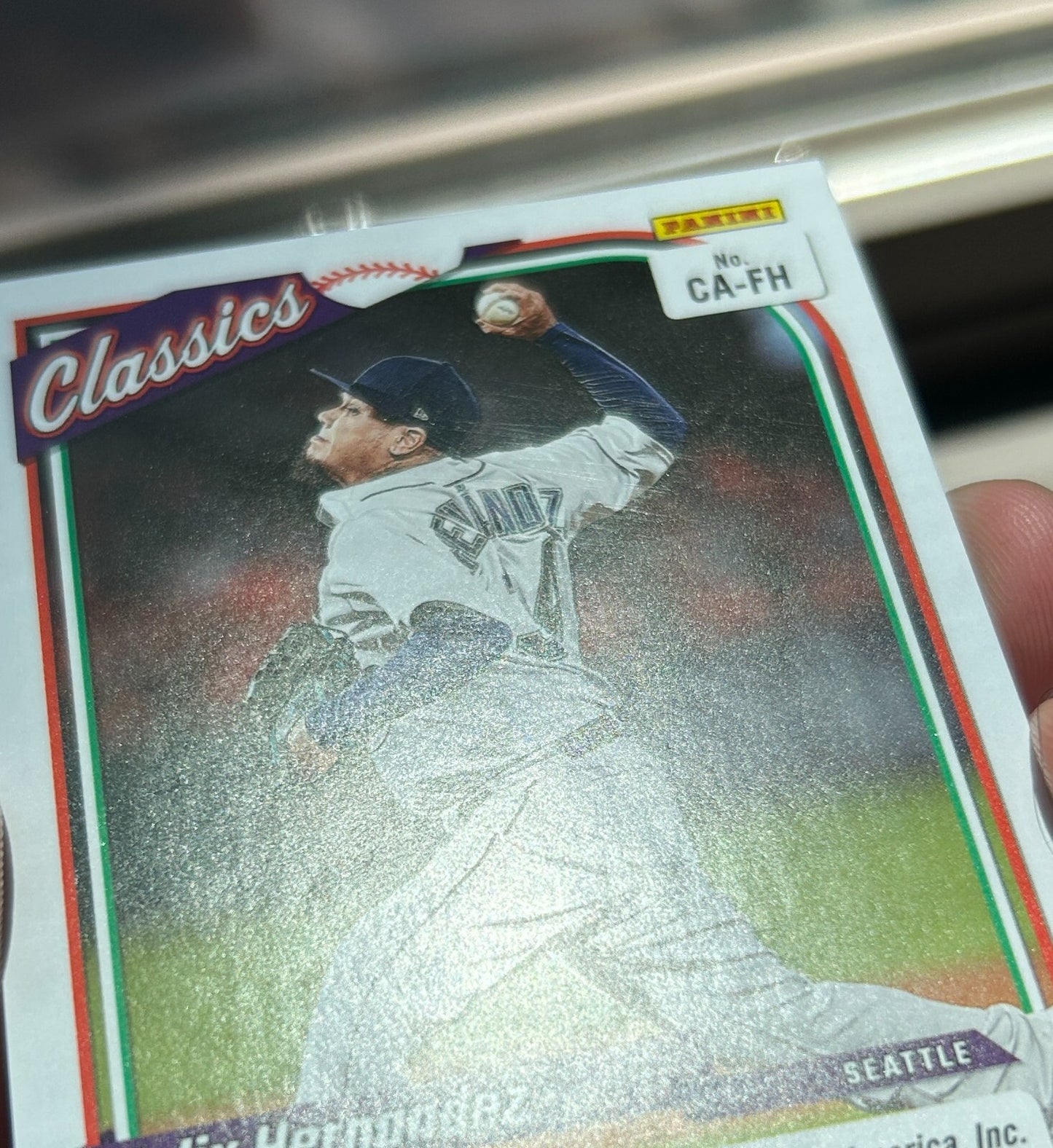 FELIX HERNANDEZ 2023 Panini Donruss Classics Gold Auto /10 Mariners #CA-FH