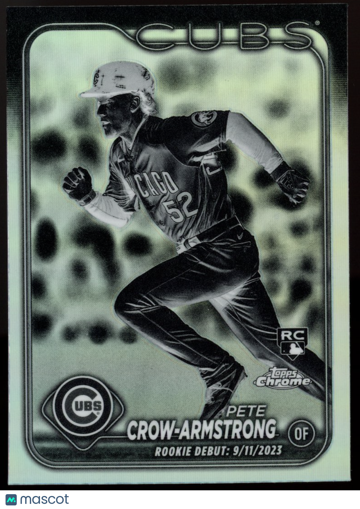 PETE CROW-ARMSTRONG 2024 Topps Chrome Update Negative Refractor Rookie #USC158