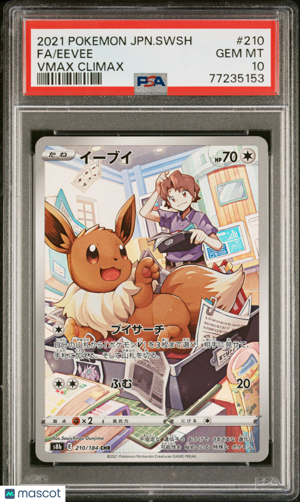 EEVEE VMAX 2021 Pokemon Japanese Sword Shield Climax Character Rare #2 – Frank's Card Shop