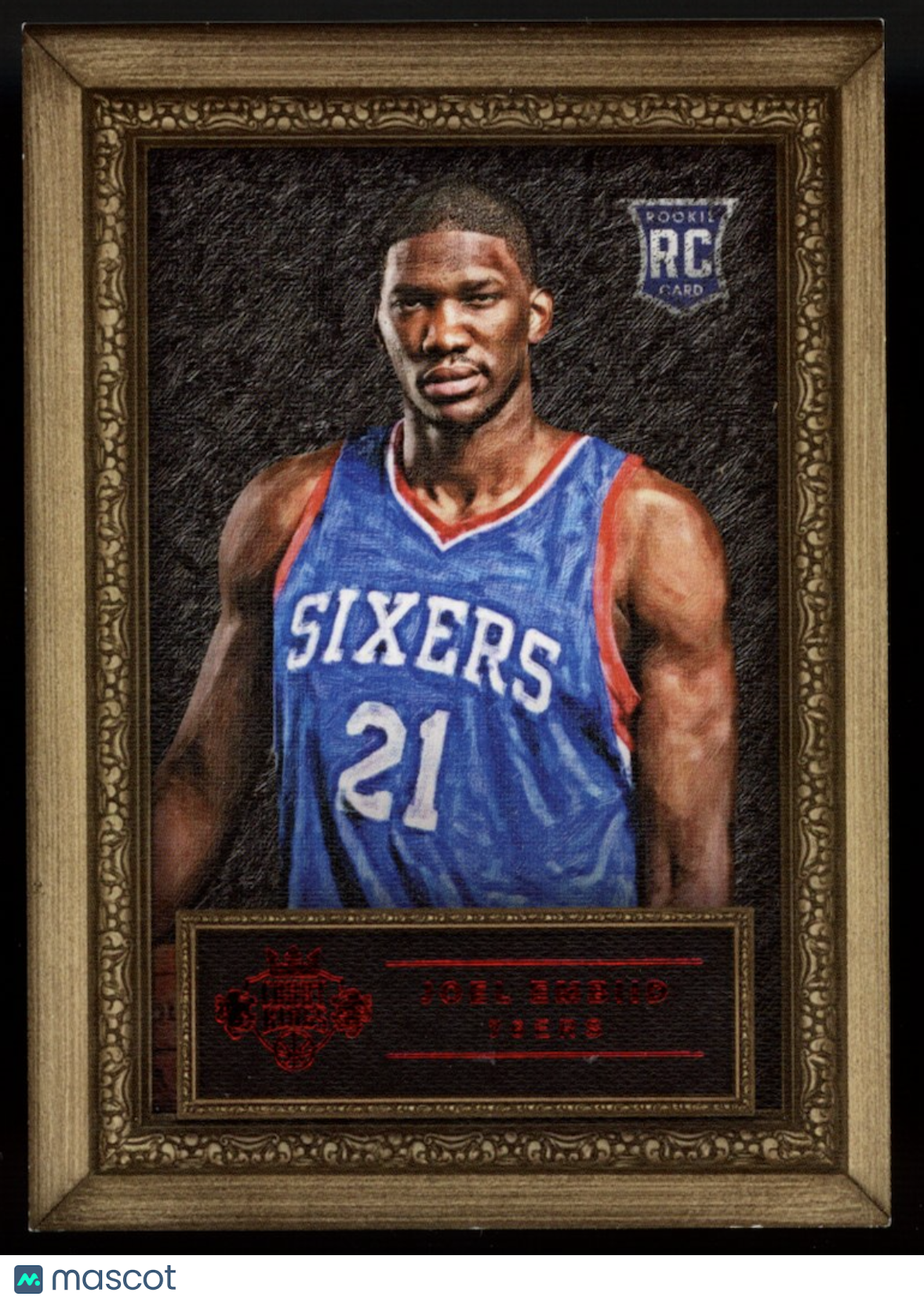 JOEL EMBIID 2014-15 Panini Court Kings Rookie Portraits Ruby /99 #63 76ers