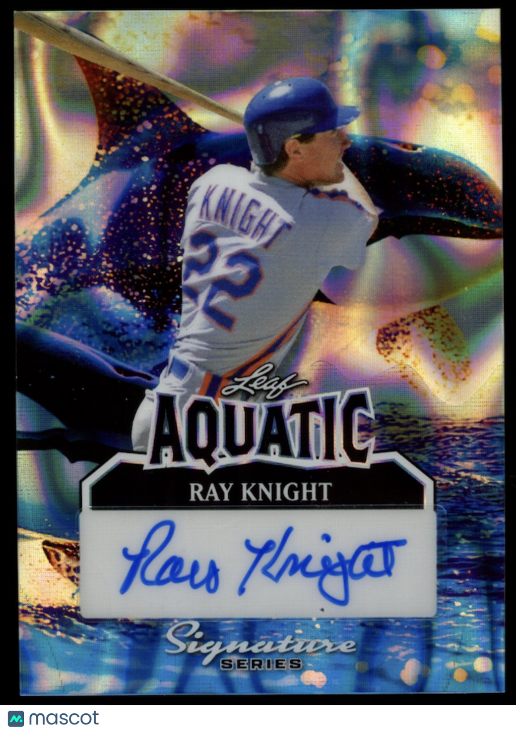 RAY KNIGHT 2025 Leaf Aquatic Signature Series Killer Whale Auto 1/1 #A-RK1 Mets