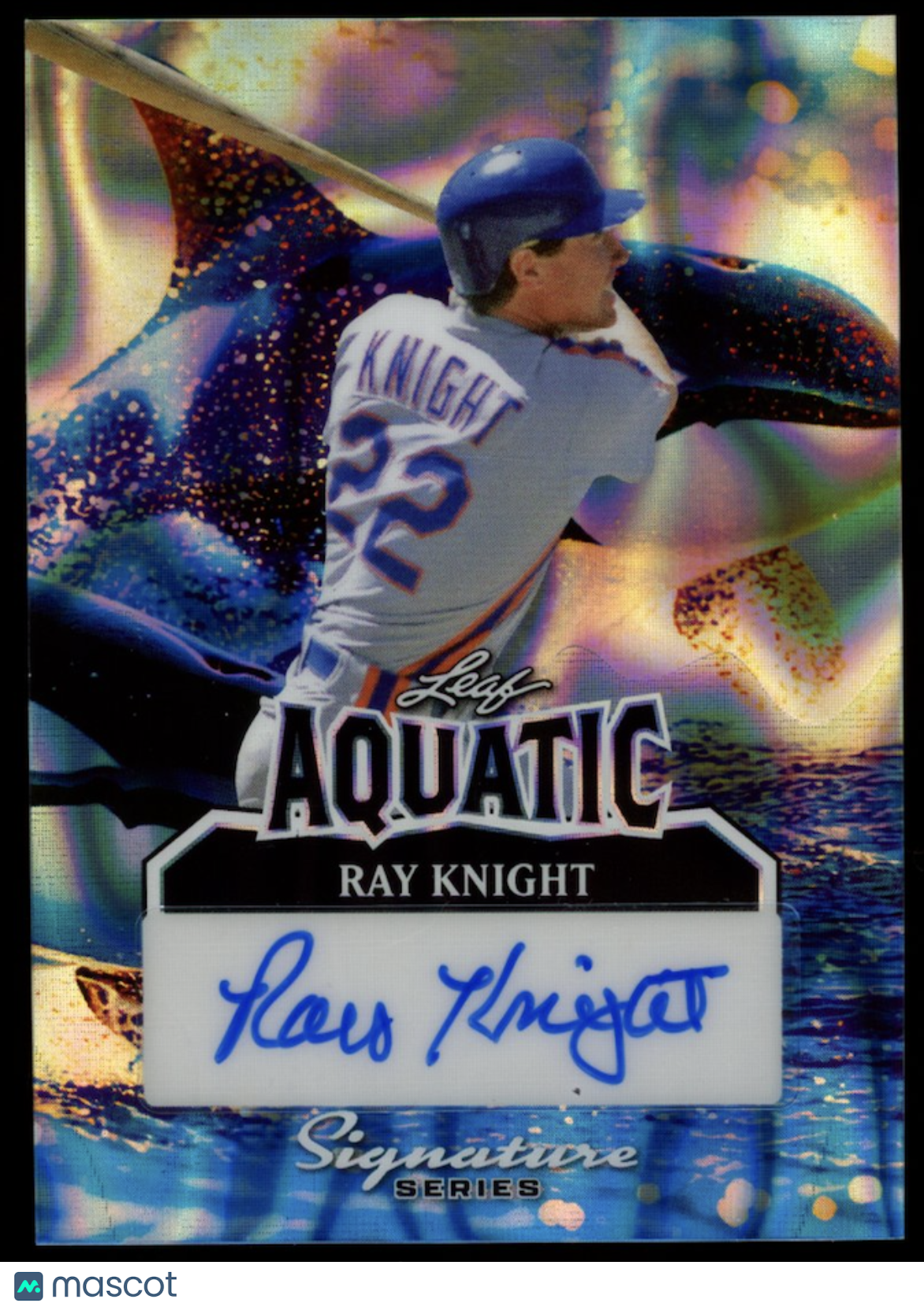 RAY KNIGHT 2025 Leaf Aquatic Signature Series Killer Whale Auto 1/1 #A-RK1 Mets