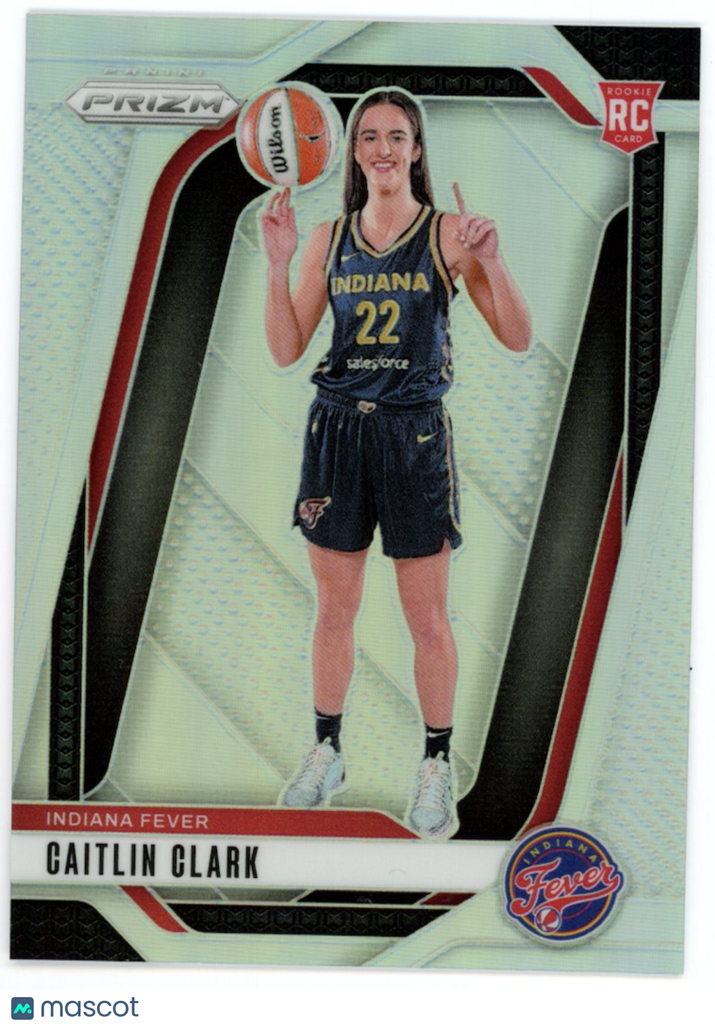 CAITLIN CLARK 2024 Panini Prizm Silver Variation #145 Rookie RC Indiana Fever