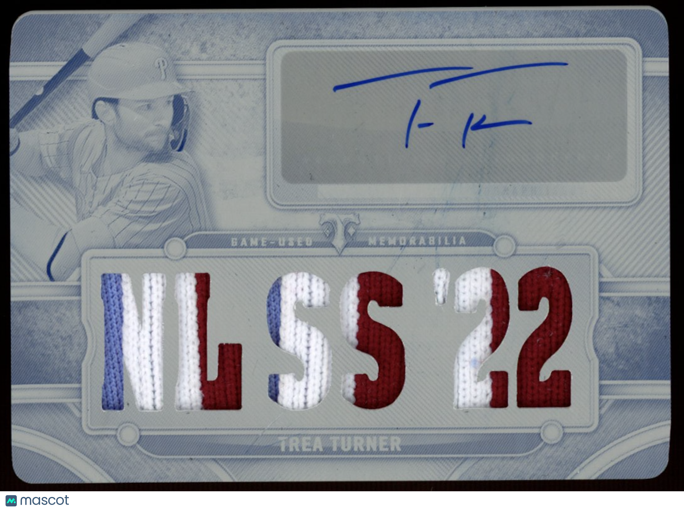 TREA TURNER 2024 Topps Triple Threads White Whale Auto Relic 1/1 Phillies