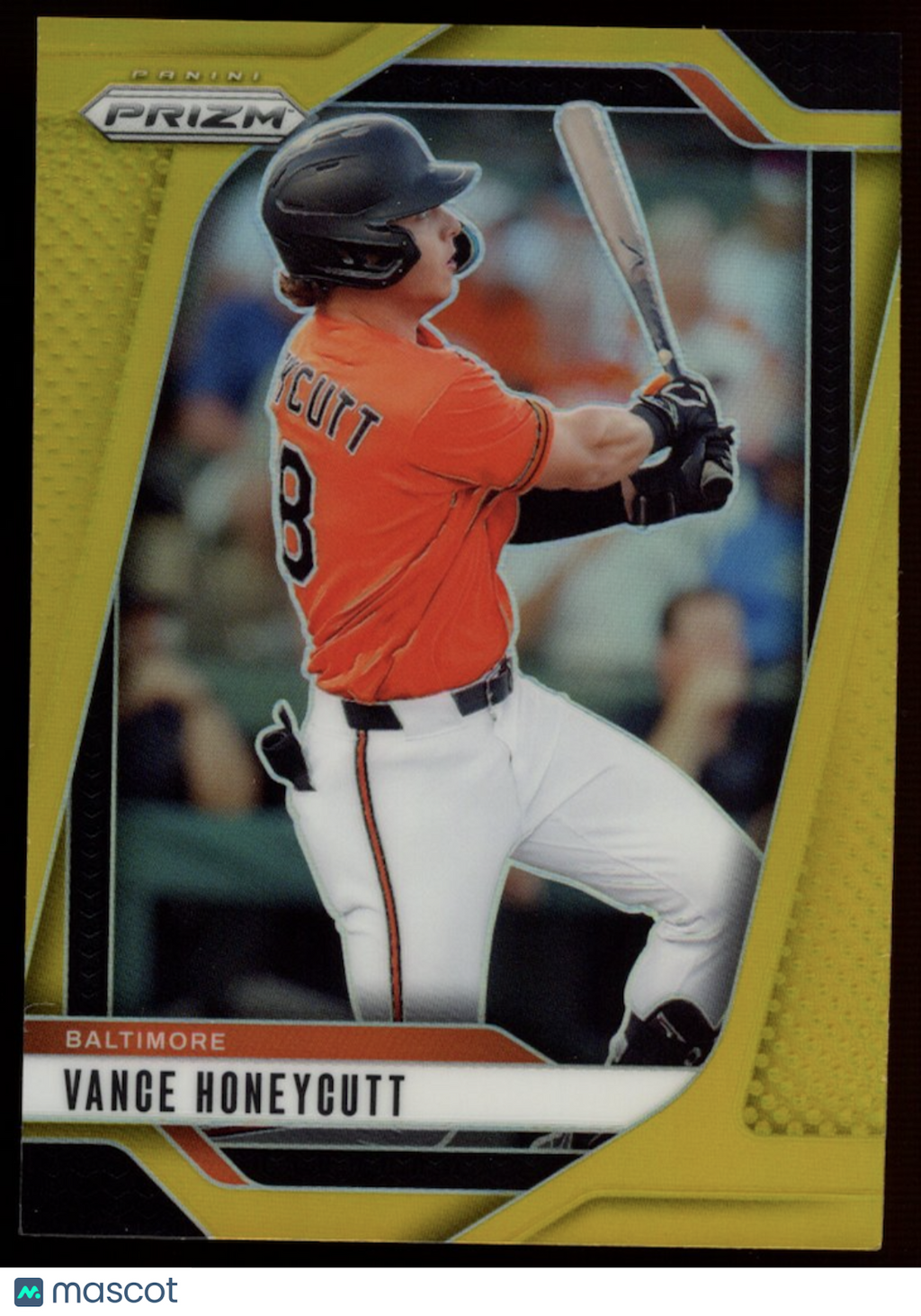 VANCE HONEYCUTT 2025 Panini Prizm Prospect Gold /10 #209 Baltimore Orioles