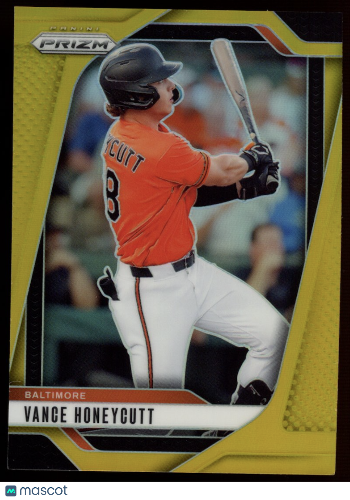 VANCE HONEYCUTT 2025 Panini Prizm Prospect Gold /10 #209 Baltimore Orioles