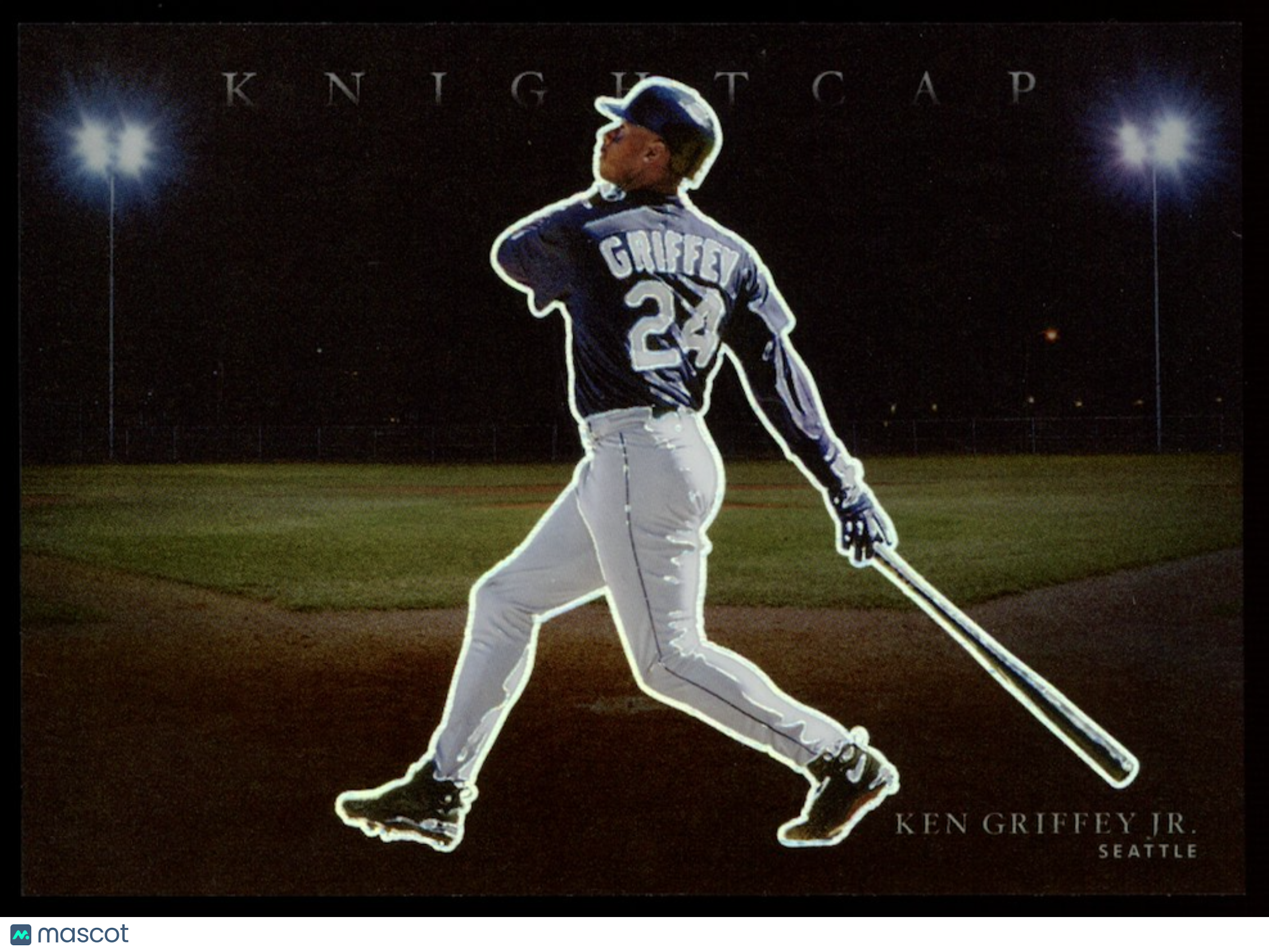 KEN GRIFFEY JR. 2024 Panini Crusade Knightcap Prizm SSP #K-1 Mariners