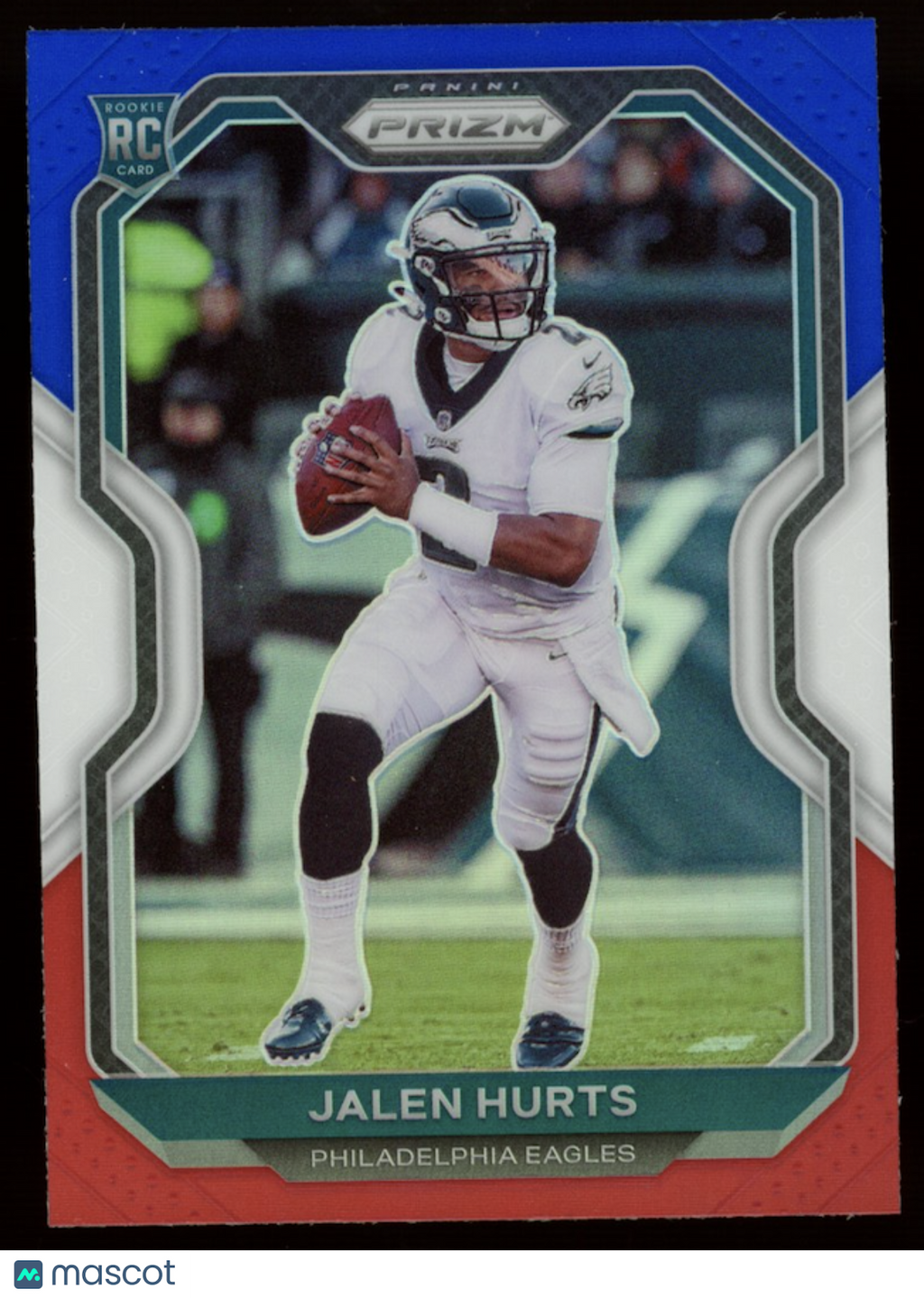 JALEN HURTS 2020 Panini Prizm Red White & Blue Rookie #343 Eagles