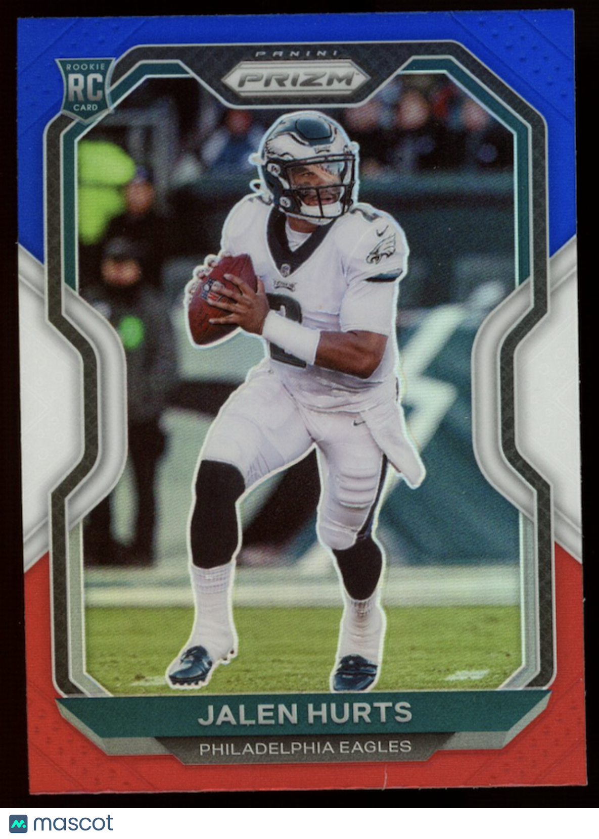 JALEN HURTS 2020 Panini Prizm Red White & Blue Rookie #343 Eagles