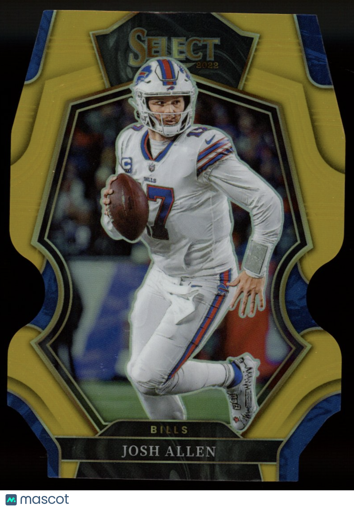 JOSH ALLEN 2022 Panini Select Premier Level Die-Cut Gold Prizm /10 #111 Bills