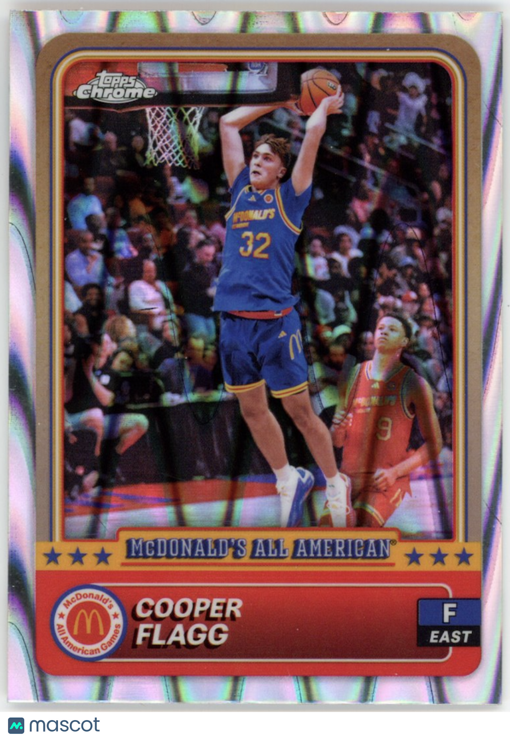 COOPER FLAGG 2024 Topps Chrome McDonald's All American RayWave Refractor #28