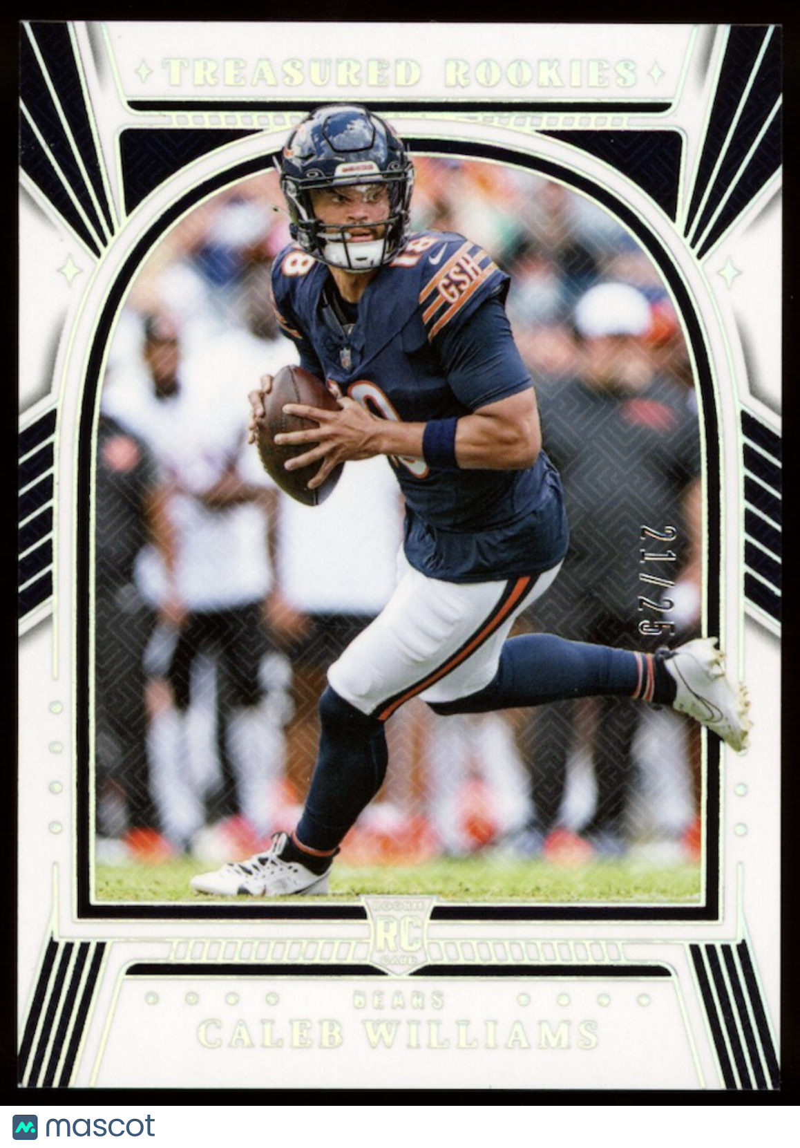 CALEB WILLIAMS 2024 Panini National Treasures Treasured Rookies /25 #TRCWS Bears