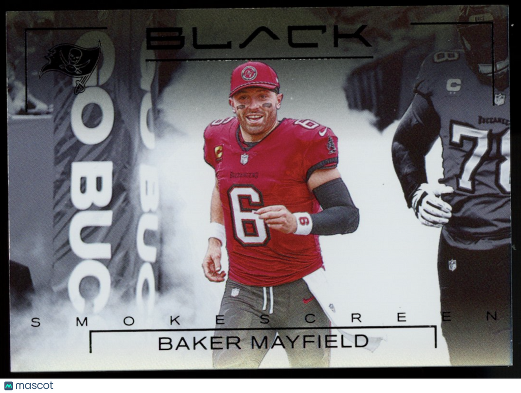 BAKER MAYFIELD 2025 Panini Black Smokescreen Case Hit SSP #17 Buccaneers