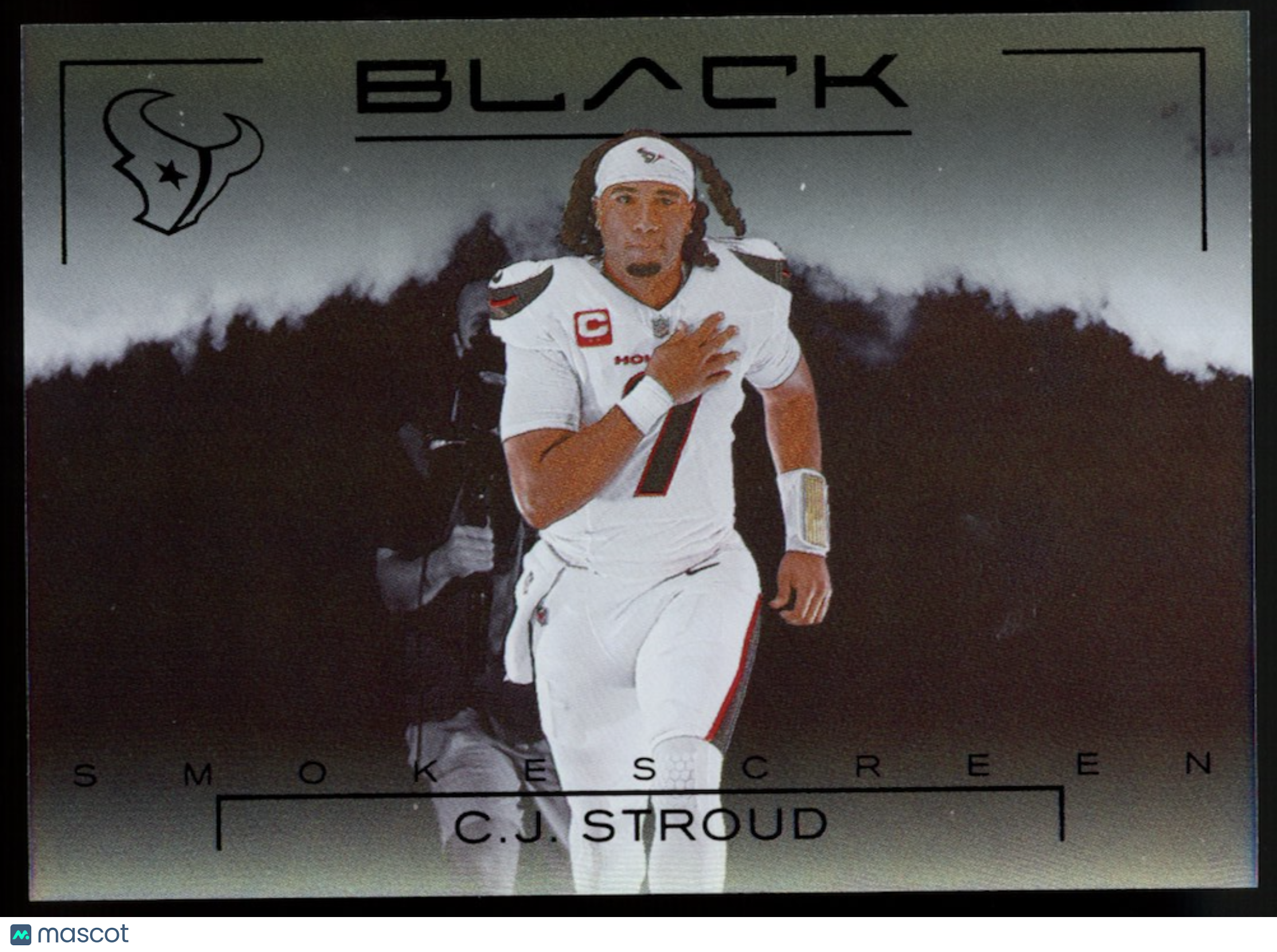 C.J. STROUD 2025 Panini Black Smokescreen Case Hit SSP #13 Texans