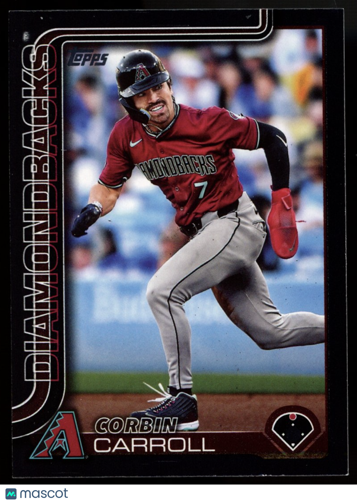 CORBIN CARROLL 2025 Topps Series 1 #78 Black Parallel /74 Diamondbacks