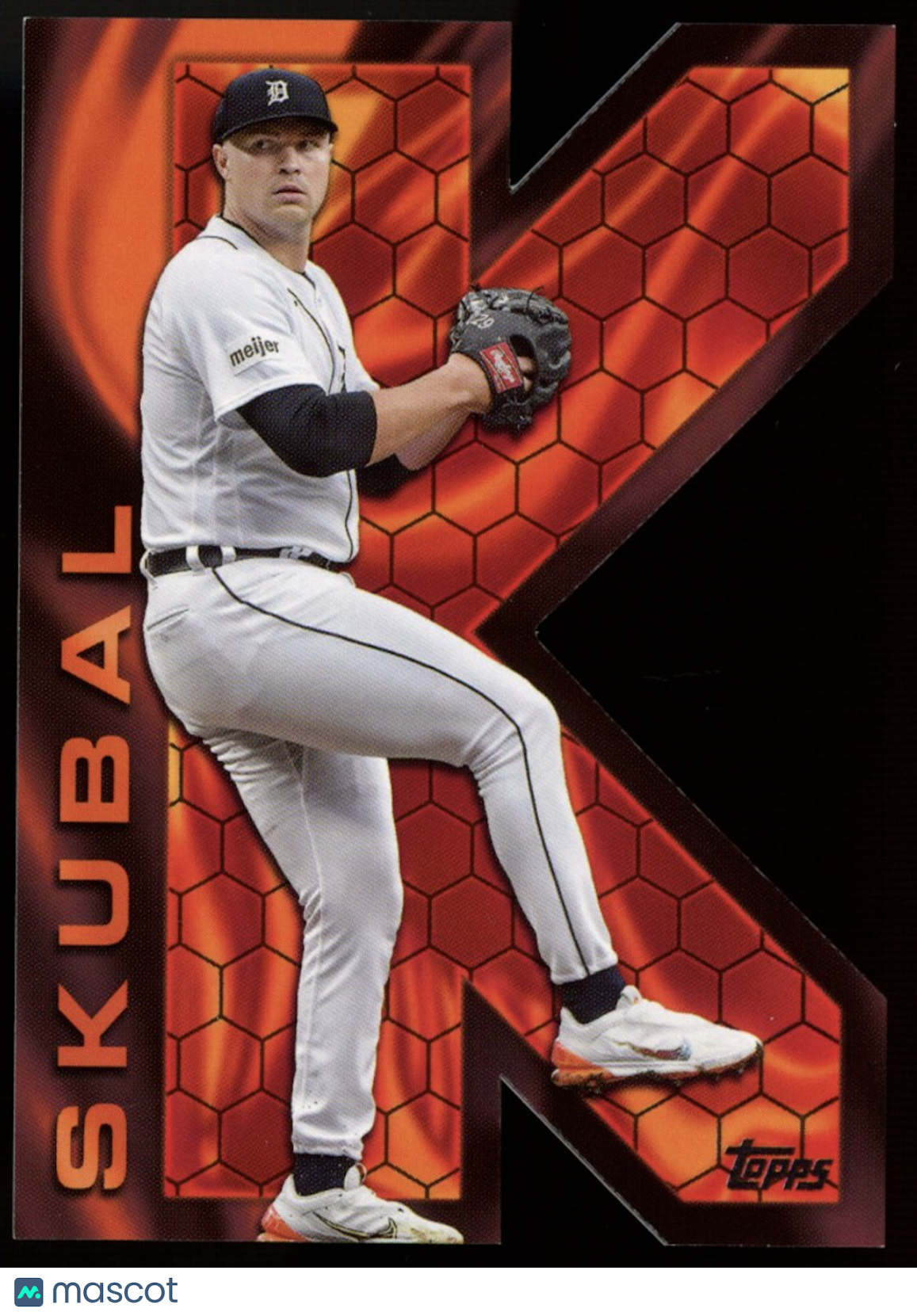 TARIK SKUBAL 2025 Topps Series 2 K Zone SSP Insert #KZ-7 Detroit Tigers