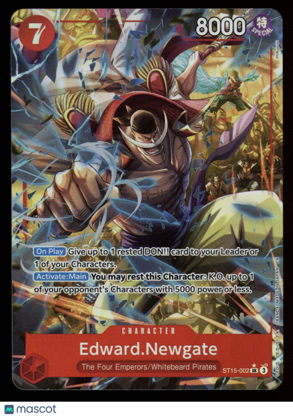 EDWARD NEWGATE 2024 One Piece Alternate Art Premium Booster 2 #ST15-002