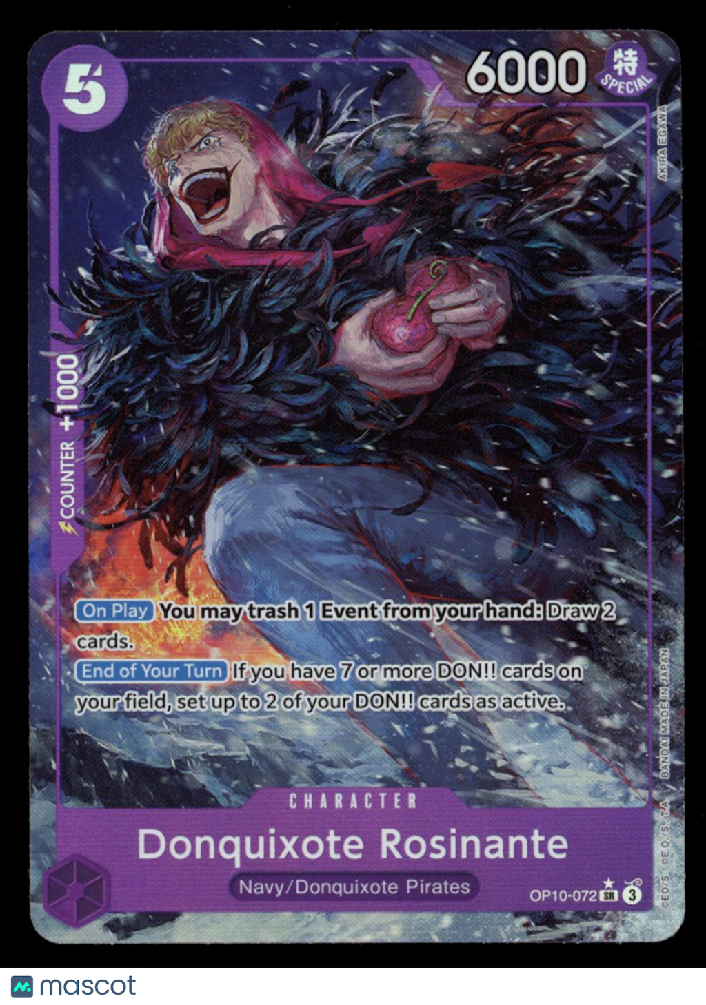 DONQUIXOTE ROSINANTE 2024 One Piece SR Alt Art Royal Blood OP10-072