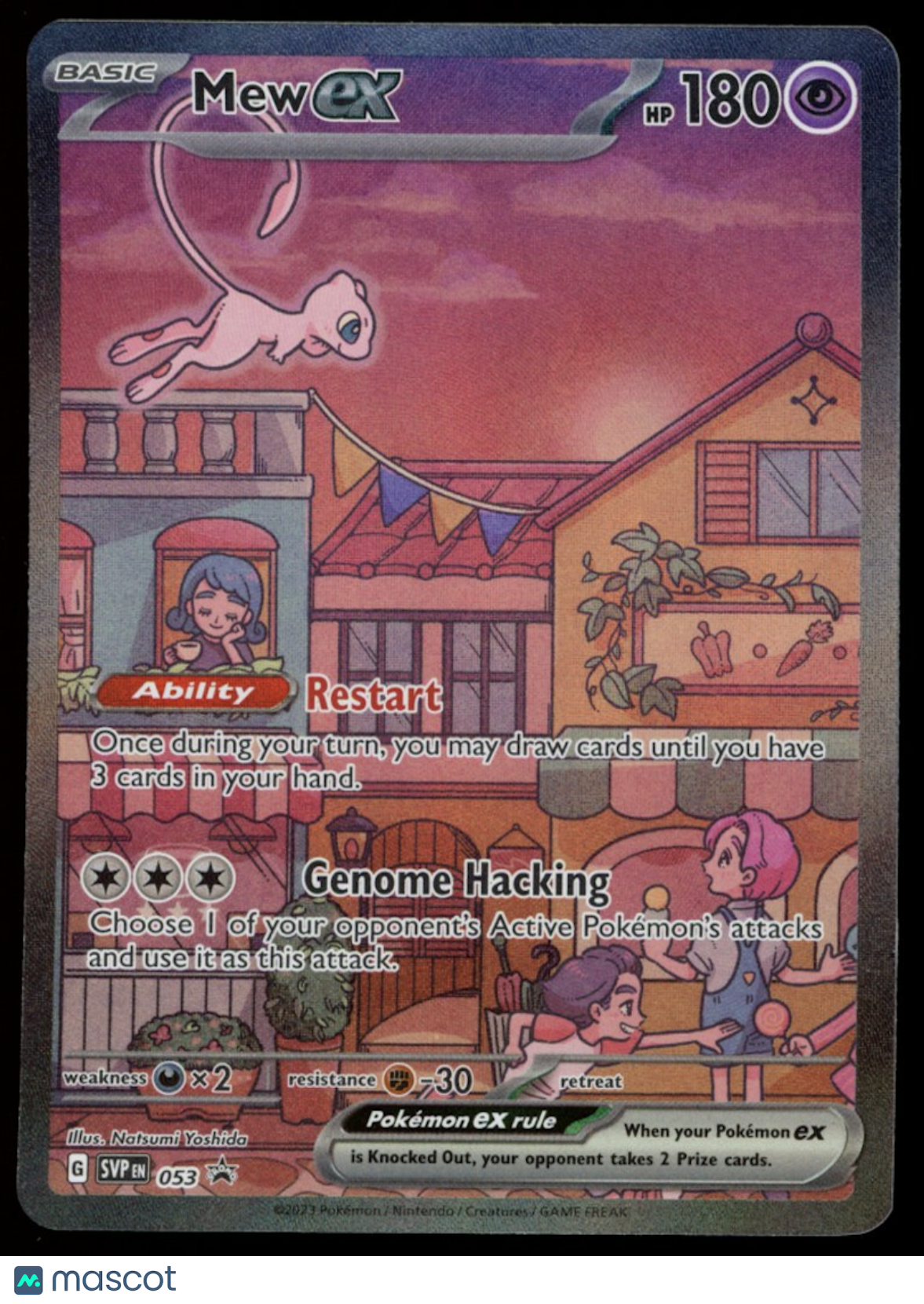 MEW EX 2023 Pokemon Scarlet & Violet 151 Black Star Promo #053