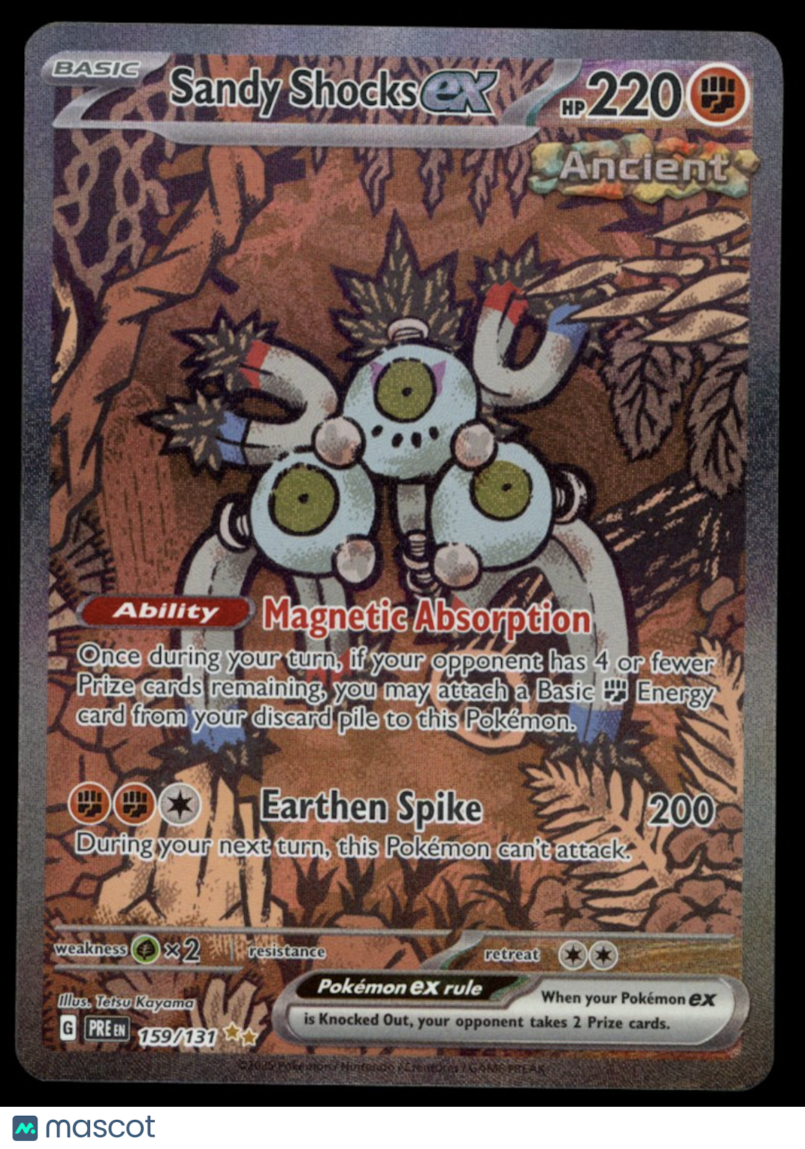 SANDY SHOCKS EX 2024 Pokemon Prismatic Evolutions #159 Special Illustration Rare