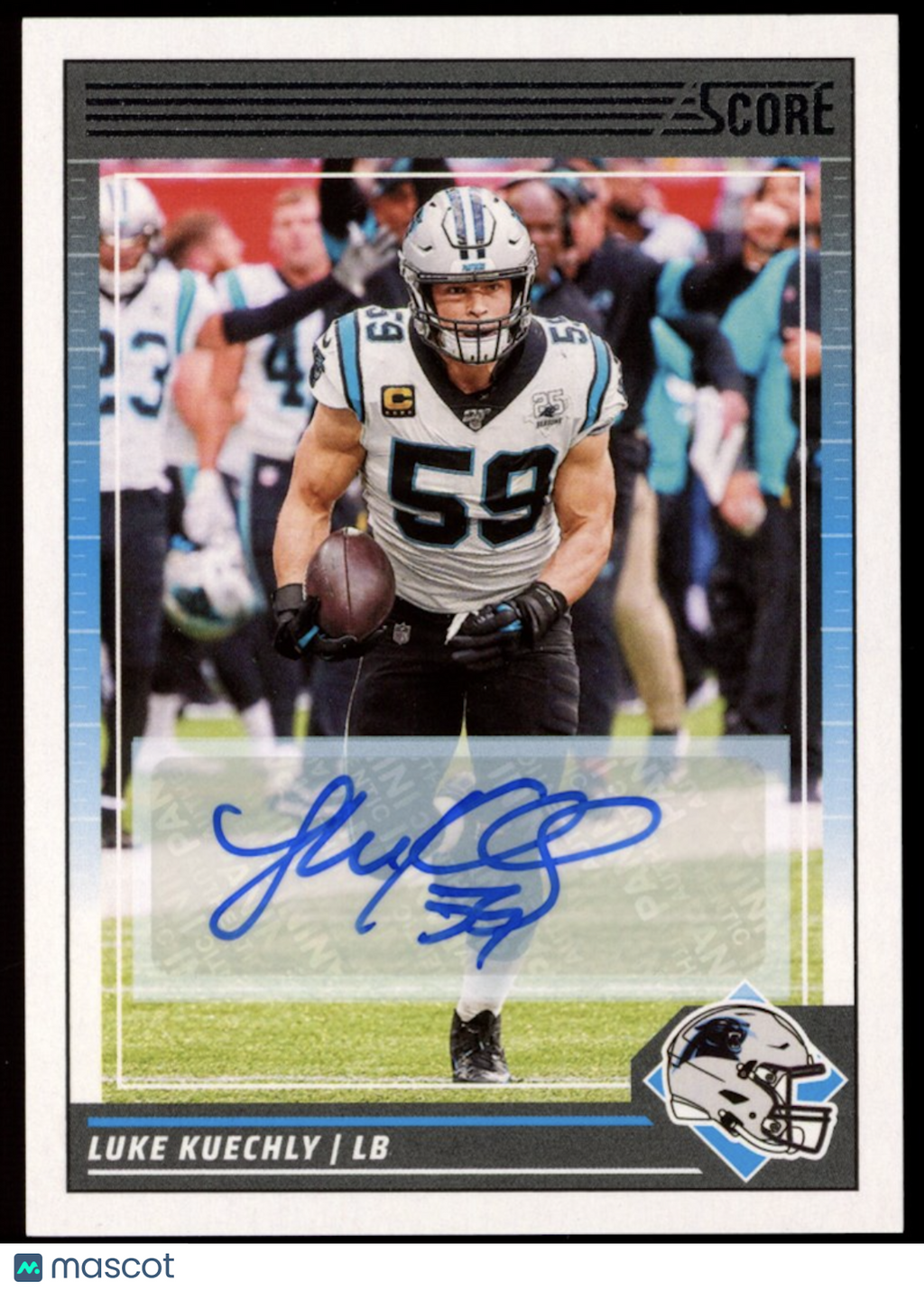 LUKE KUECHLY 2024 Panini Score Football Auto #44 Carolina Panthers