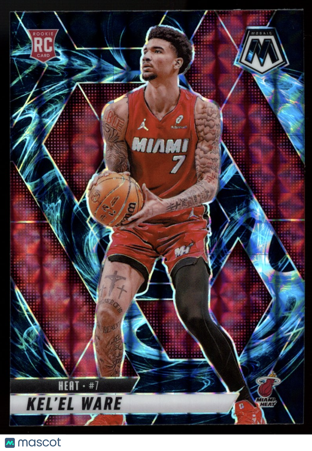 KEL'EL WARE 2024-25 Panini Mosaic Rookie Genesis Prizm SSP Case Hit #232 Heat