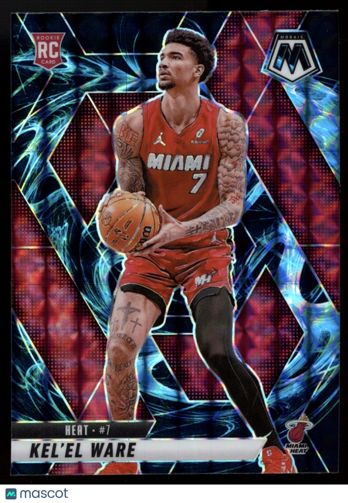 KEL'EL WARE 2024-25 Panini Mosaic Rookie Genesis Prizm SSP Case Hit #232 Heat