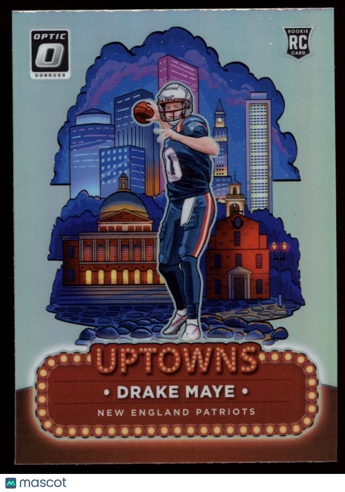 DRAKE MAYE 2024 Panini Donruss Optic Uptowns Rookie Case Hit SSP #4 Patriots