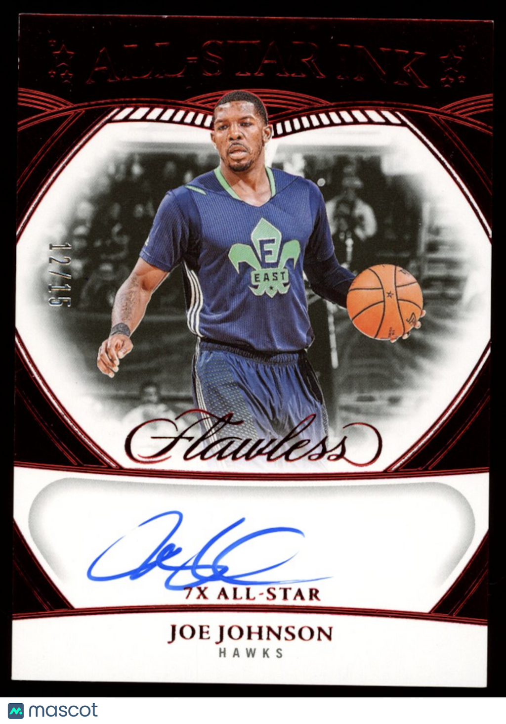 JOE JOHNSON 2024-25 Panini Flawless All-Star Ink Ruby Auto /15 #ASI-JOE