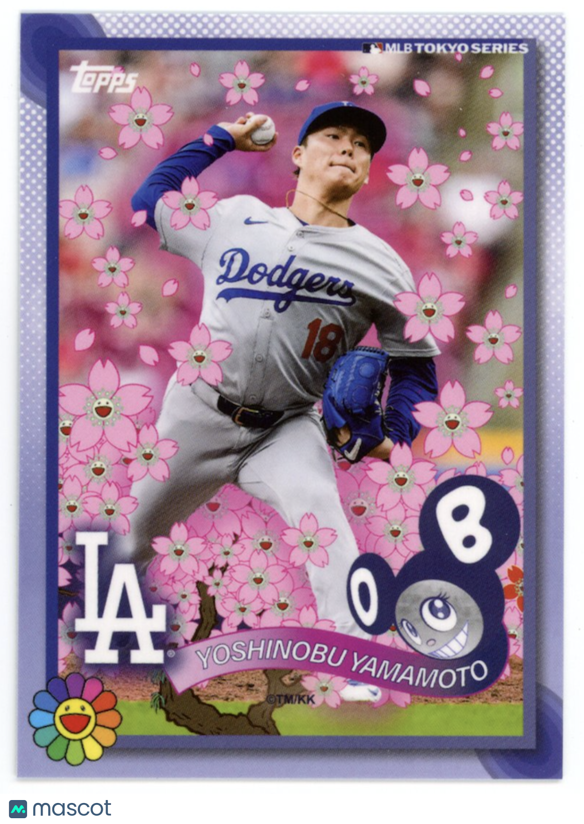 YOSHINOBU YAMAMOTO 2025 Topps MLB Murakami Tokyo Series World Tour #11 Dodgers