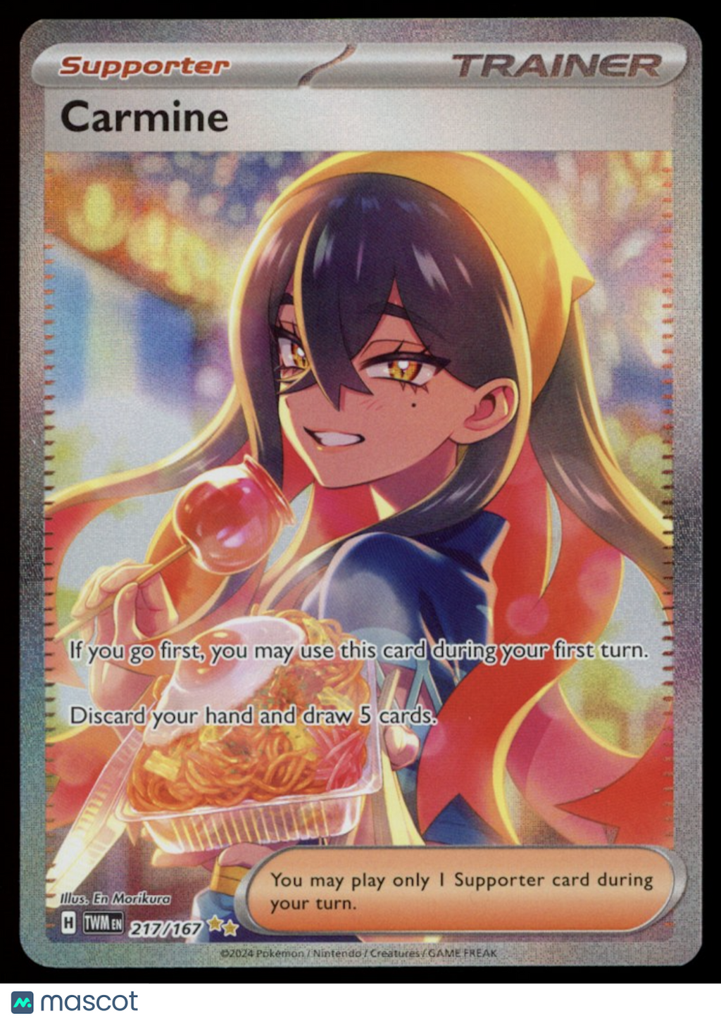 CARMINE Pokemon Twilight Masquerade Special Illustration Rare #217/167