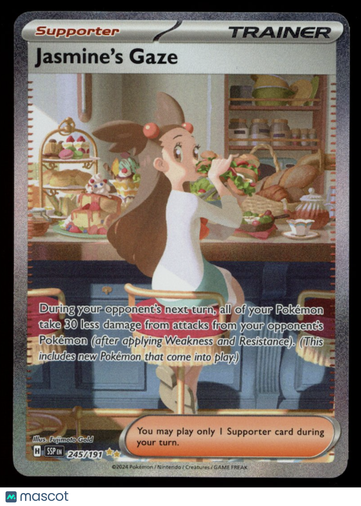 JASMINE'S GAZE 2024 Pokemon Surging Sparks Special Illustration Rare #245/191