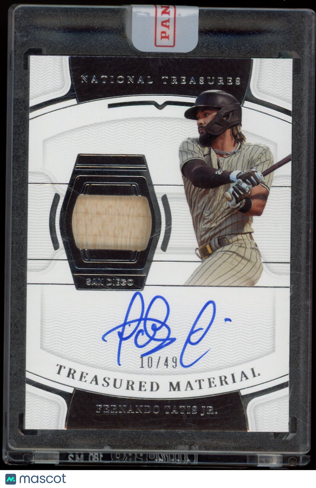 FERNANDO TATIS JR. 2022 Panini National Treasures Patch Auto /49 Padres