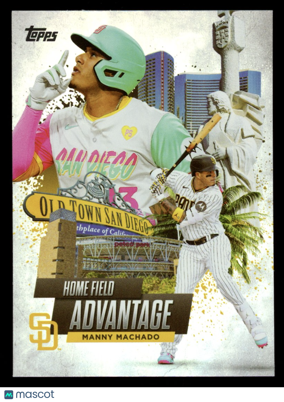 MANNY MACHADO 2025 Topps Home Field Advantage Case Hit SSP #HA-36 Padres
