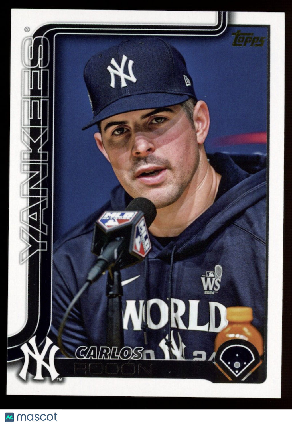 CARLOS RODON 2025 Topps Series 2 Golden Mirror Image Variation SSP #415 Yankees