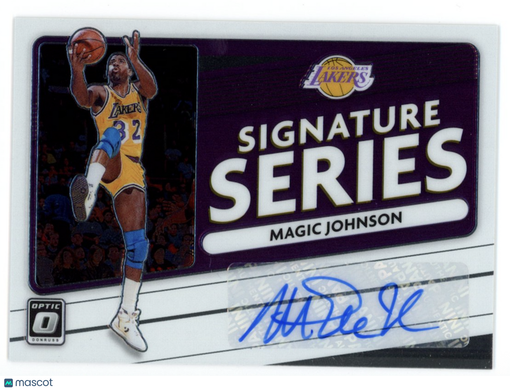 MAGIC JOHNSON 2020-21 Panini Donruss Optic Signature Series Auto #SS-MJO Lakers
