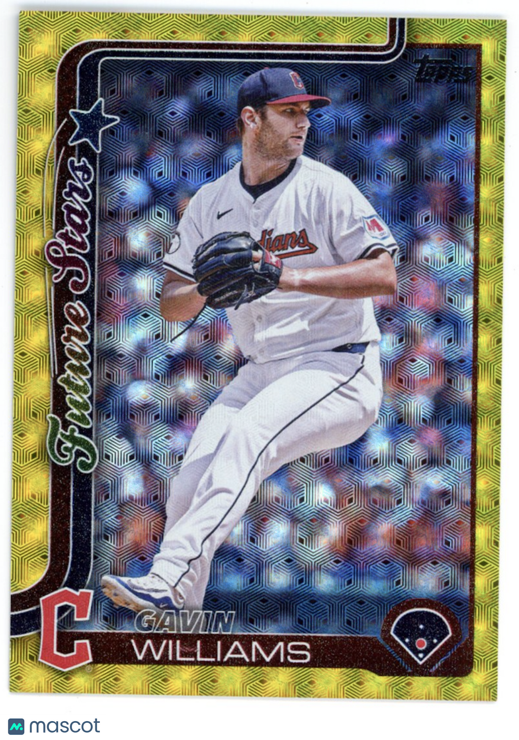 GAVIN WILLIAMS 2025 Topps Series 2 Future Stars FoilFractor 1/1 #554 Guardians