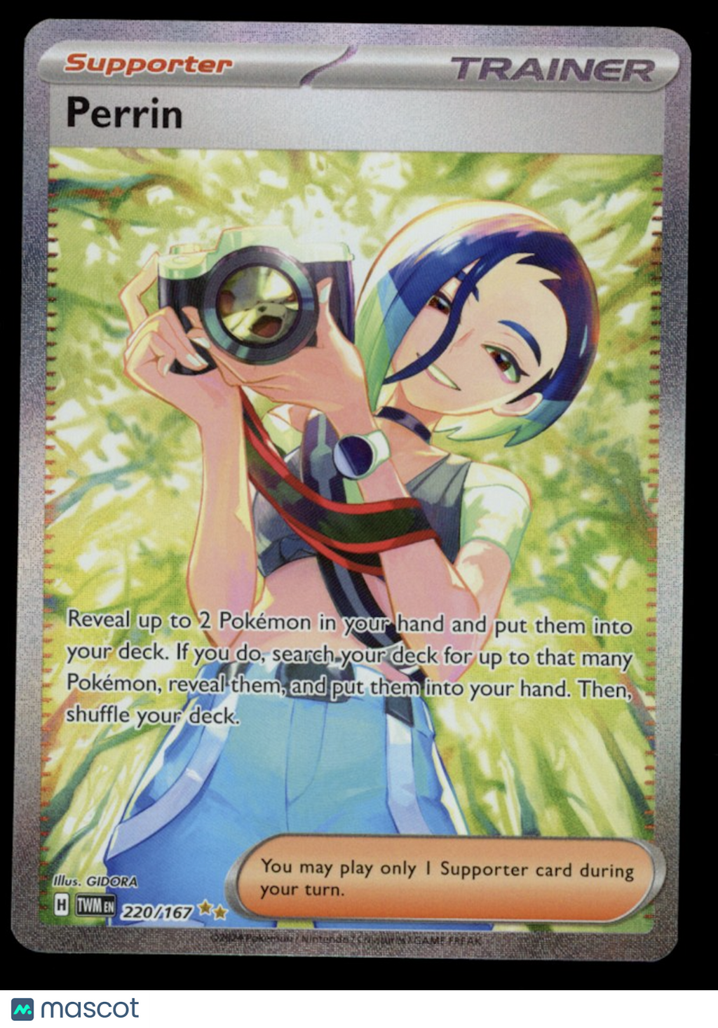 PERRIN 2024 Pokemon S&V Twilight Masquerade #220/167 Special Illustration Rare