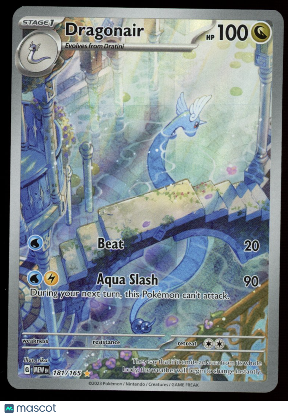 DRAGONAIR 2023 Pokemon Scarlet Violet 151 #181/165 Illustration Rare