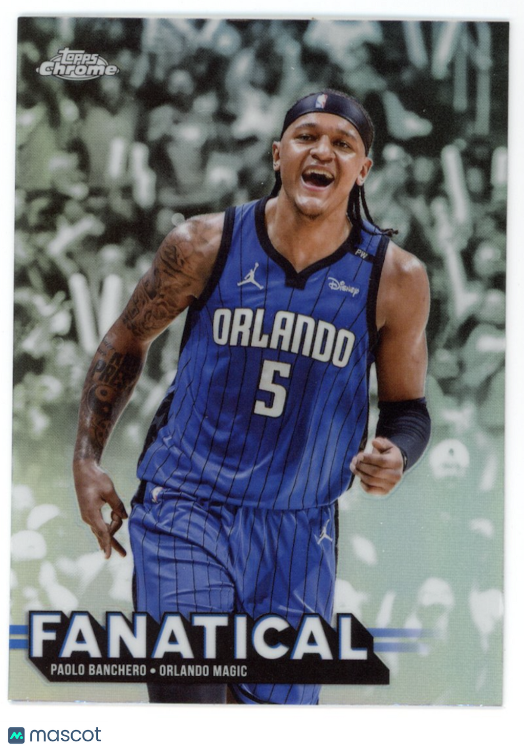 PAOLO BANCHERO 2025-26 Topps Chrome Fanatical Case Hit SSP #FAN-13 Magic