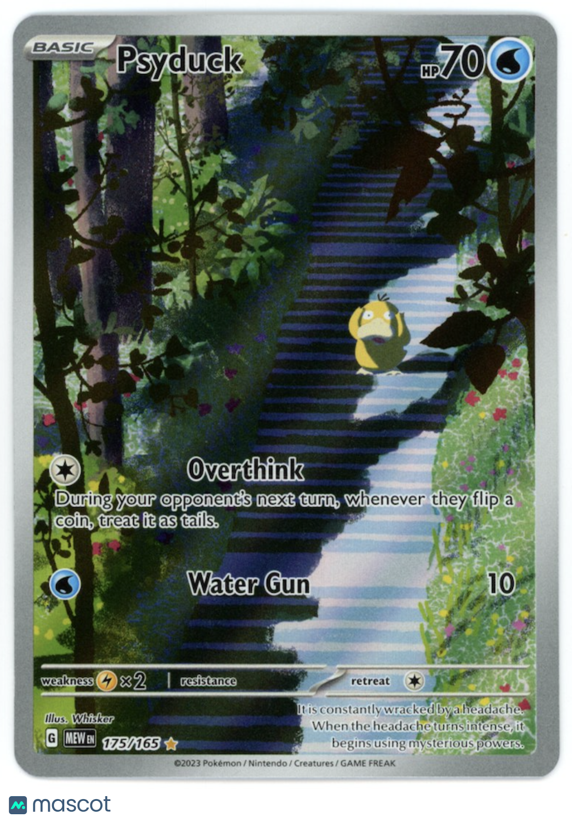 PSYDUCK 2023 Pokemon Scarlet Violet MEW 151 #175 Illustration Rare