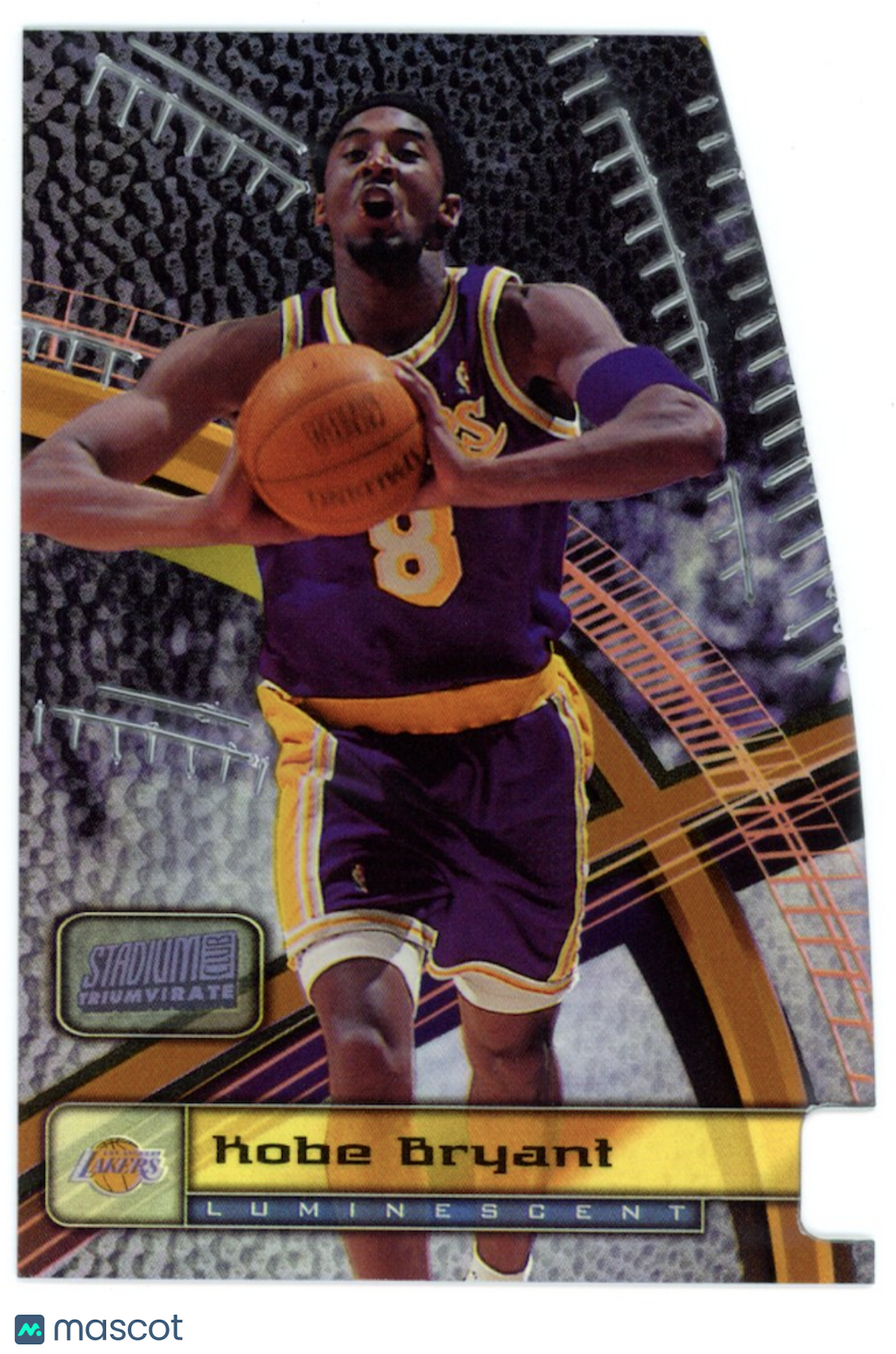 KOBE BRYANT 1998-99 Topps Stadium Club Triumvirate Luminescent #T2a Lakers