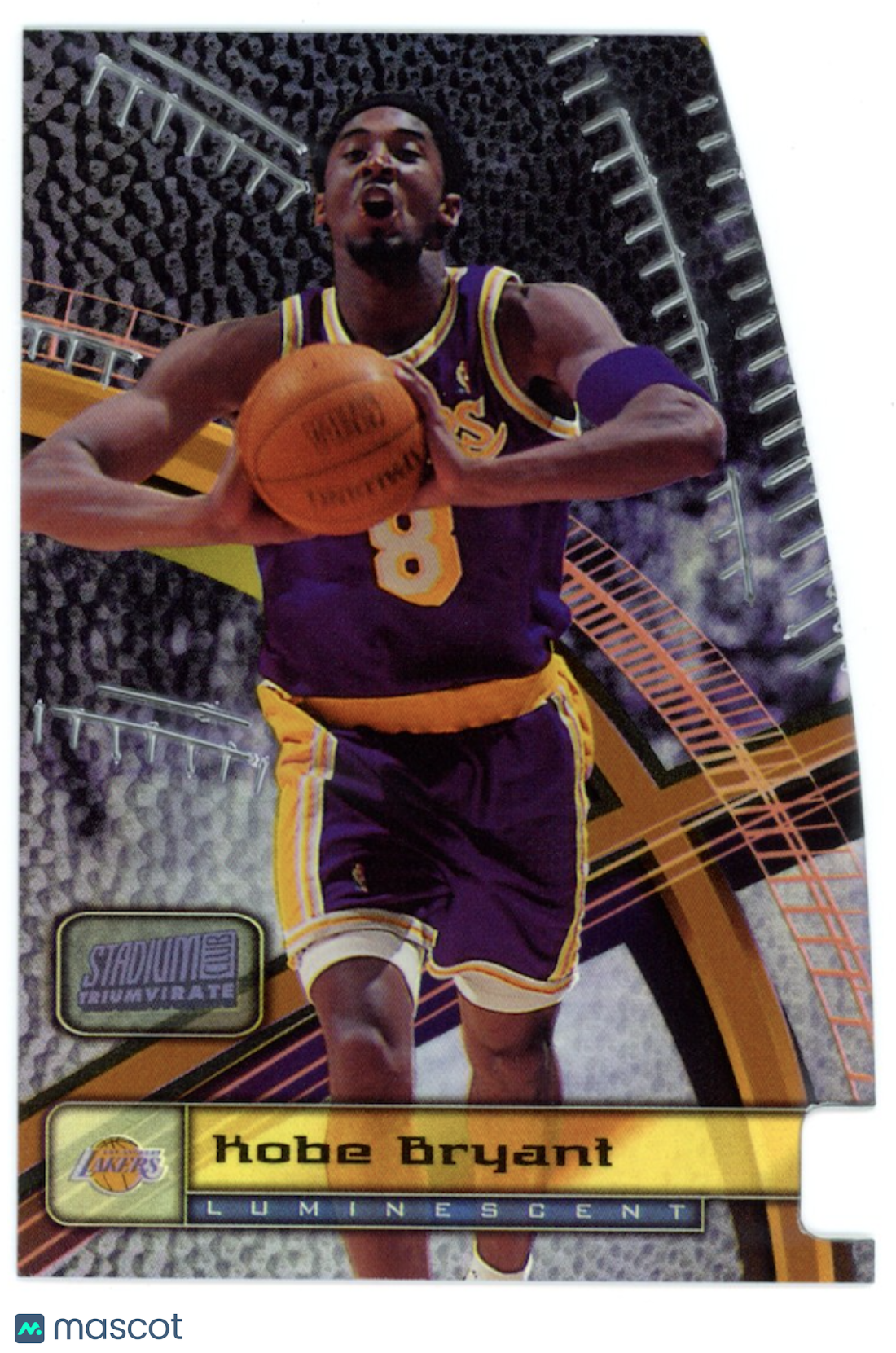 KOBE BRYANT 1998-99 Topps Stadium Club Triumvirate Luminescent #T2a Lakers