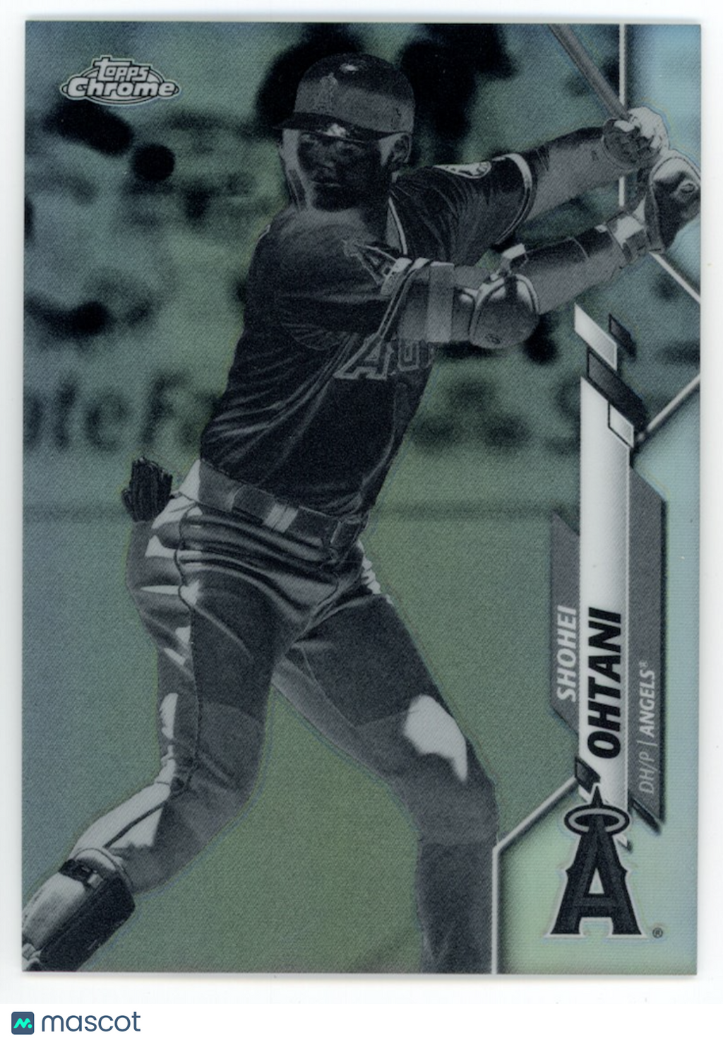 SHOHEI OHTANI 2020 Topps Chrome Negative Refractor #21 Angels