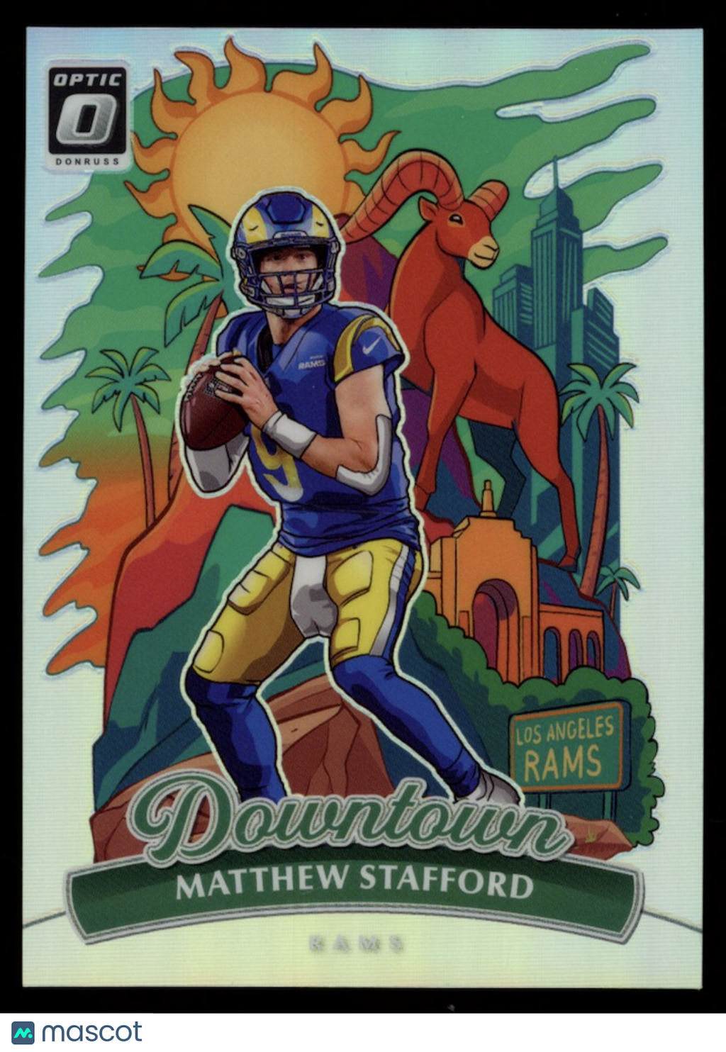 MATTHEW STAFFORD 2025 Panini Donruss Optic Downtown Case Hit SSP #6 Rams