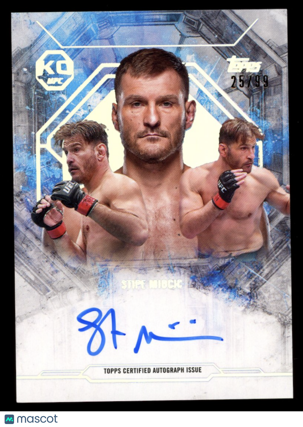 STIPE MIOCIC 2025 Topps Knockout Collage-A-Graphs Auto /99 UFC #CG-SM