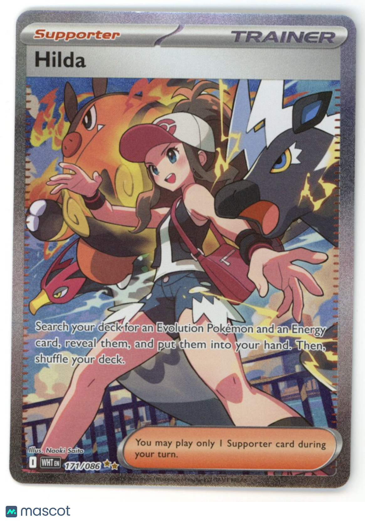 HILDA 2025 Pokemon Scarlet & Violet White Flare #171 Special Illustration Rare