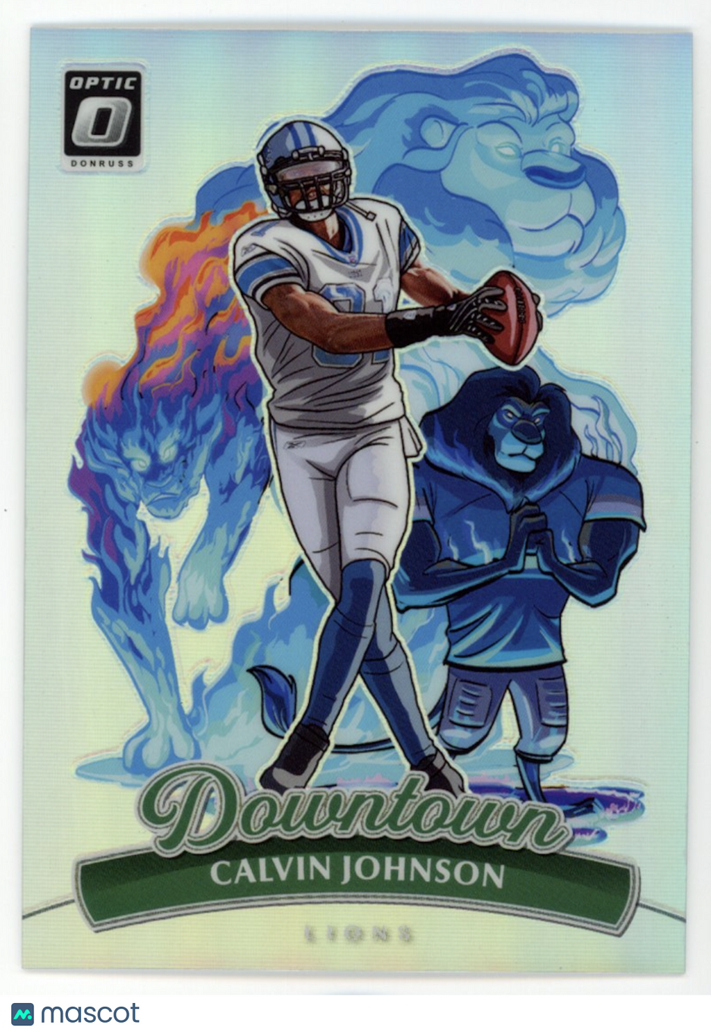 CALVIN JOHNSON 2025 Panini Donruss Optic Downtown Case Hit SSP #4 Lions