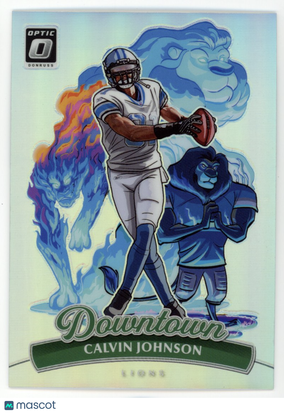 CALVIN JOHNSON 2025 Panini Donruss Optic Downtown Case Hit SSP #4 Lions